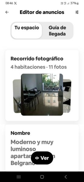 Moderno y muy luminoso apart en belgrano